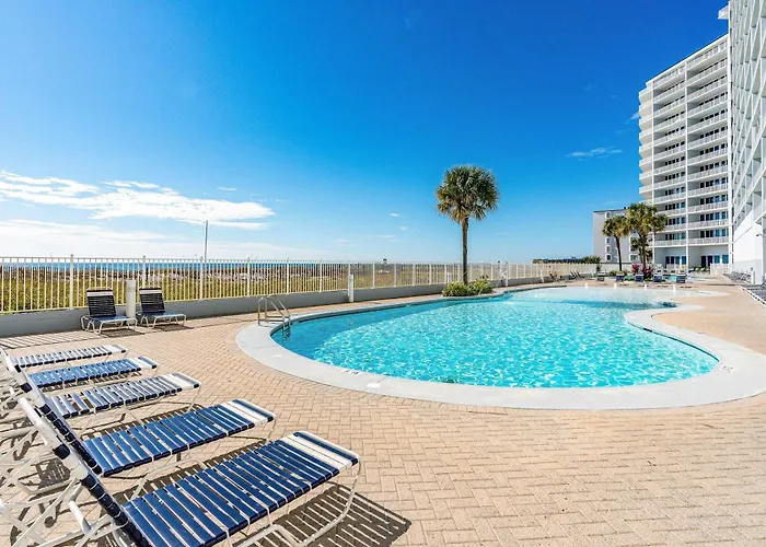 Gulf-front W Expansive Balcony Ac Wifi & Shared Pools Hot Tubs & Gym Holiday home *